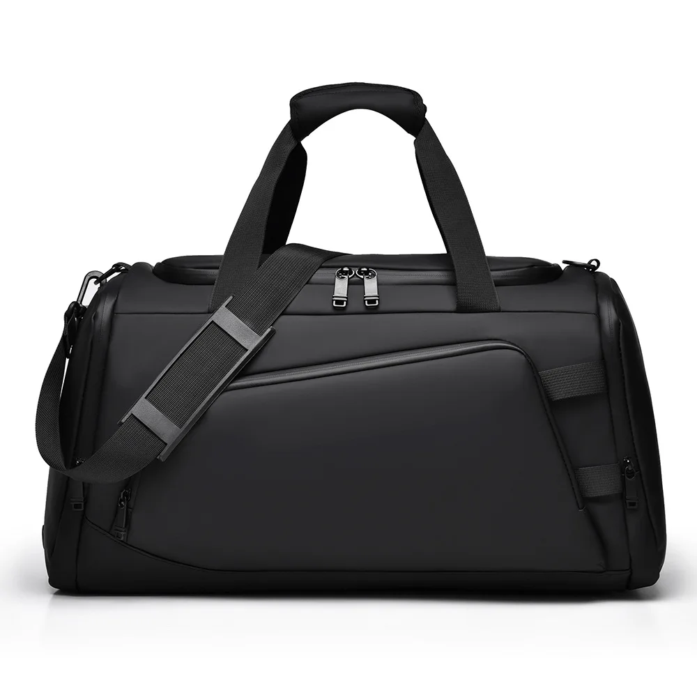Professional Men's Travel Backpack,Business Bag with Wet/Dry Separation,Office Sports Gym Bag,Convertible Crossbody/Hand Carry