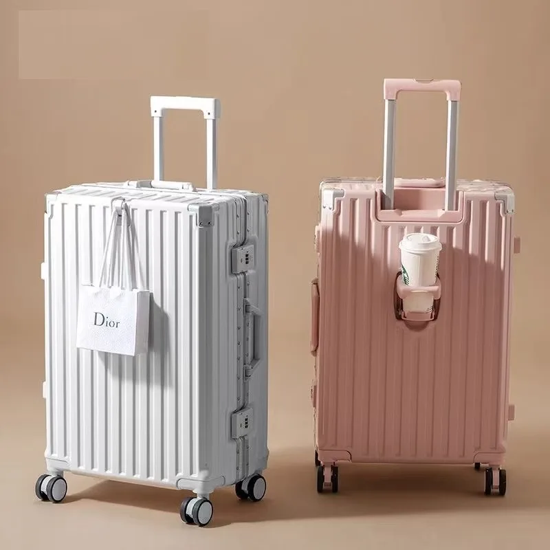 

New Multifunctional Luggage 20-30 inch Travel Suitcase On wheels Trolley Case Boarding Box with USB Port and Hooks Trip Bag