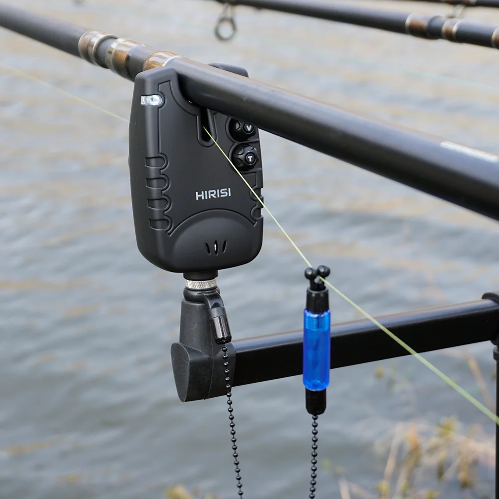 HIRISI SQA-6 Fishing Bite Alarms 6 Set Carp Fishing Alarm Kit LED Alarm Indicator Alert Receiver Fishing Swinger Set - view 3