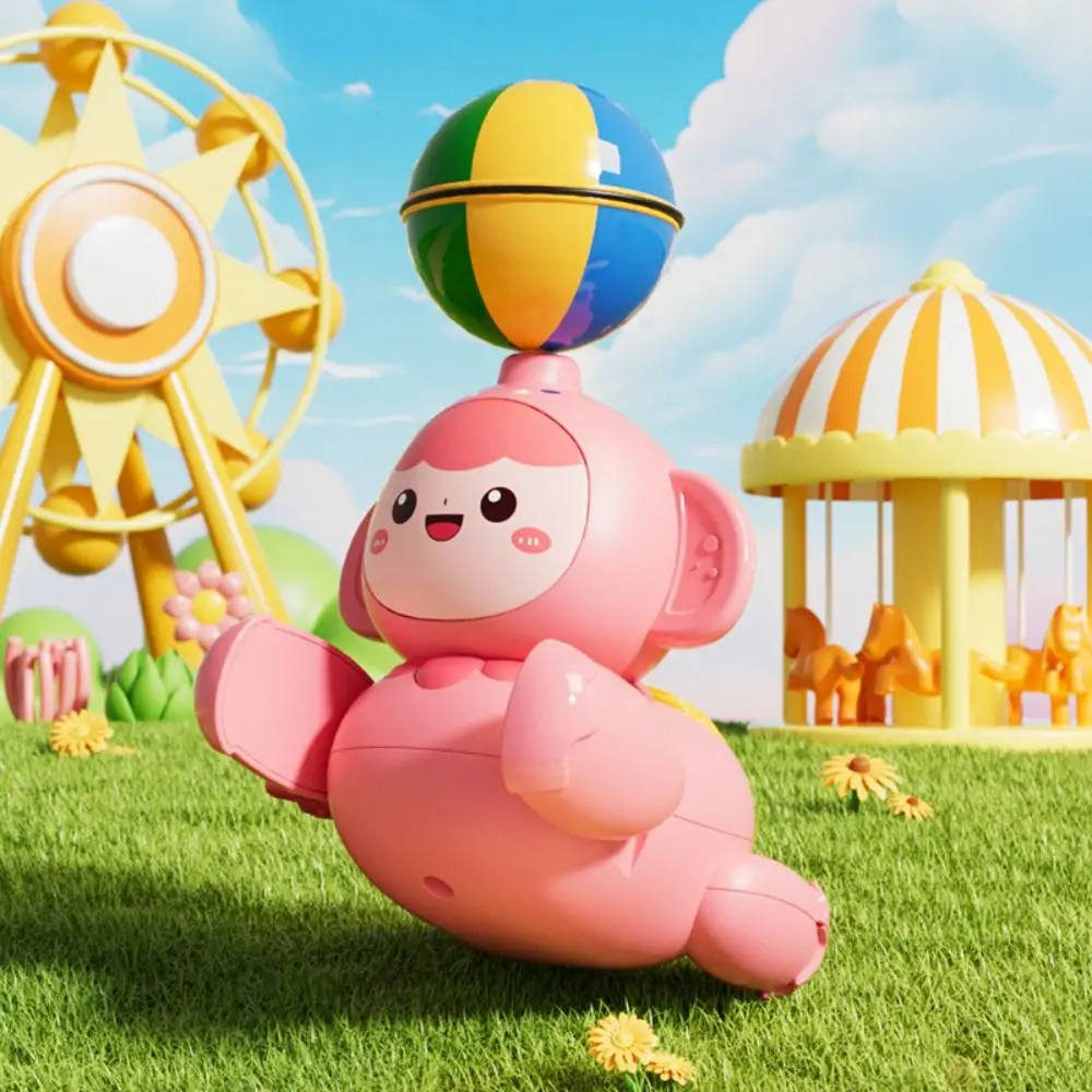 Learns To Crawl Crawling Baby Toys Clockwork Climbing Cartoon Learning Crawling Doll Header Whistle Twist Walking Duck Toddler