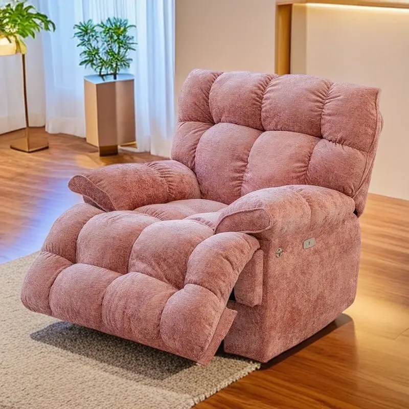Hot Selling Light Luxury Leisure Lounge Chair Electric Lazy Sofa for Living Room Rocking Chair Swivel Lounge Chair