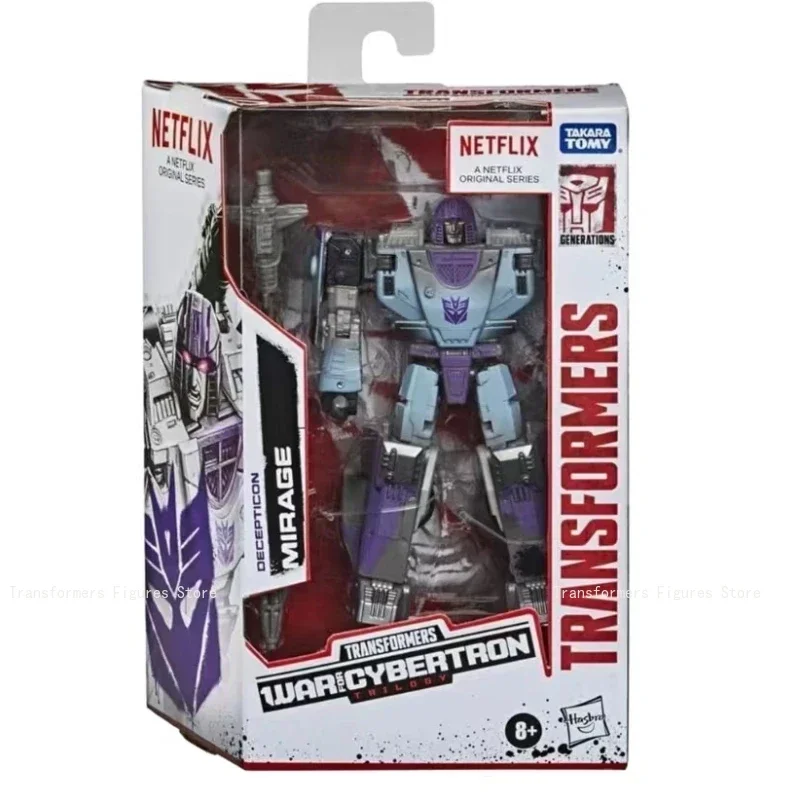 متوفر في المخزون محول G سلسلة Netflix ديسيبتيكون ميراج G1 فيلم نموذج لجسم أنيمي عمل تشوه لعبة روبوت هدايا المهرجان