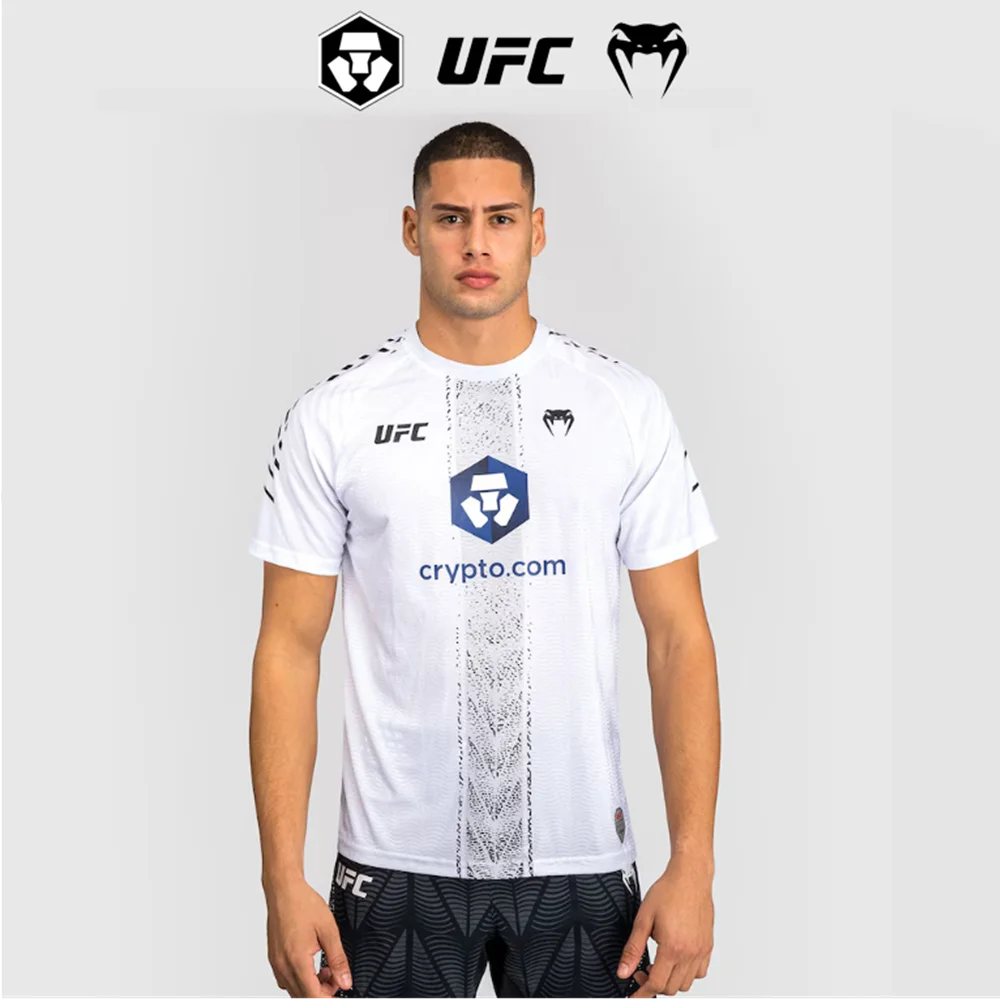 Kaos UFC terlaris musim panas 2025 untuk penggemar pertarungan, kaos olahraga ekstrem tinju ukuran besar untuk pria, atasan cepat kering