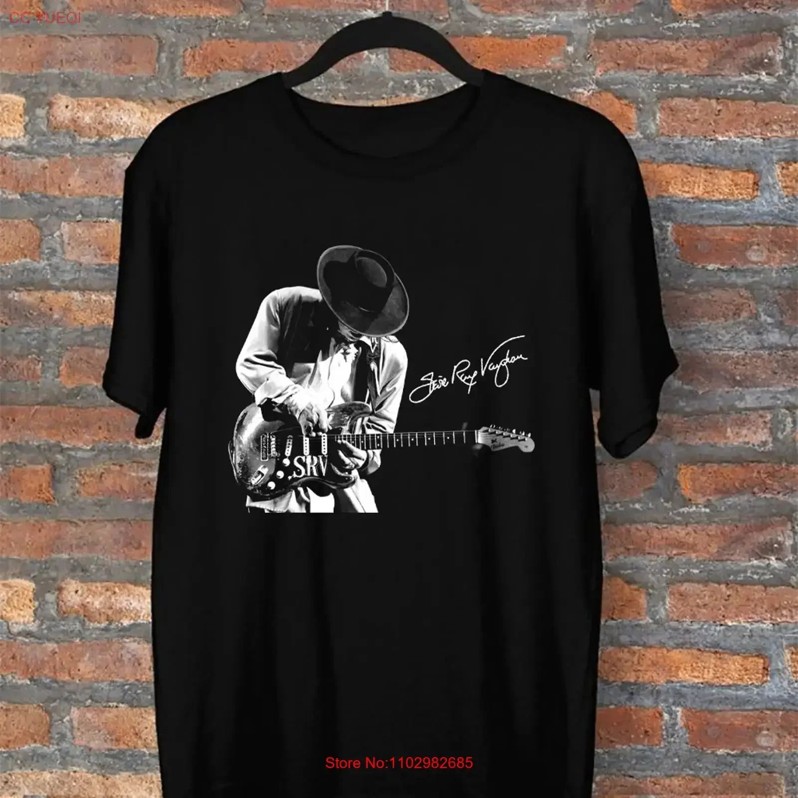 Stevie Ray Vaughan Vintage Rock Tee -AliExpress