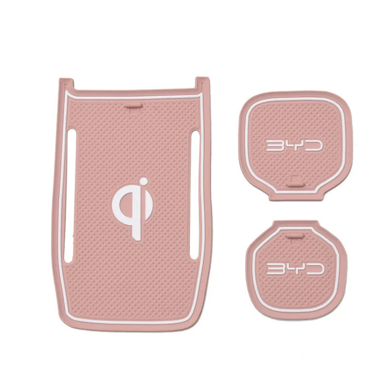 For BYD Seagull Door Slot Storage Cup Pad Storage Dustproof, Anti-skid, Shockproof Silicone Pad Car Interio Modify Accessories