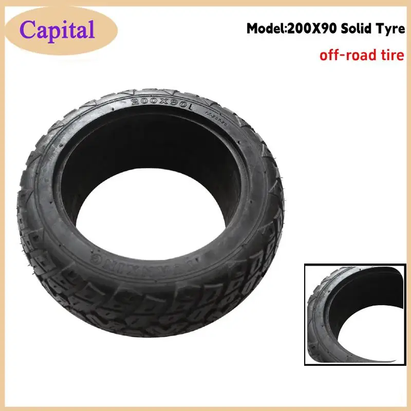 200x90-solid-non-pneumatic-tire-for-electric-scooter-puncture-proof-flat-free-rubber-tyre
