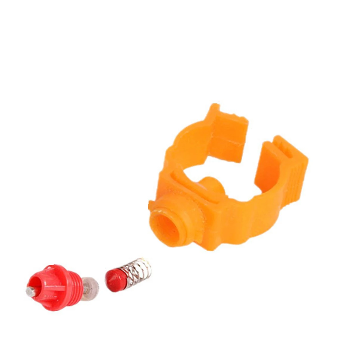 

6 pcs Spring Cassette Waterer Automatic Fountain for Chicken Ducks Poultry Feeder Suitable Bird Quail Game Hanging Cup Pet