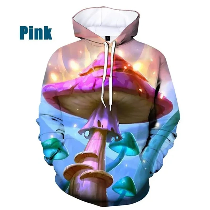 Newest Plants Mushroom Camo Funny Sweatshirt 3D Printed Hoodies Casual Sweatshirts Men And Women Universal Hoodie Graphic Tops