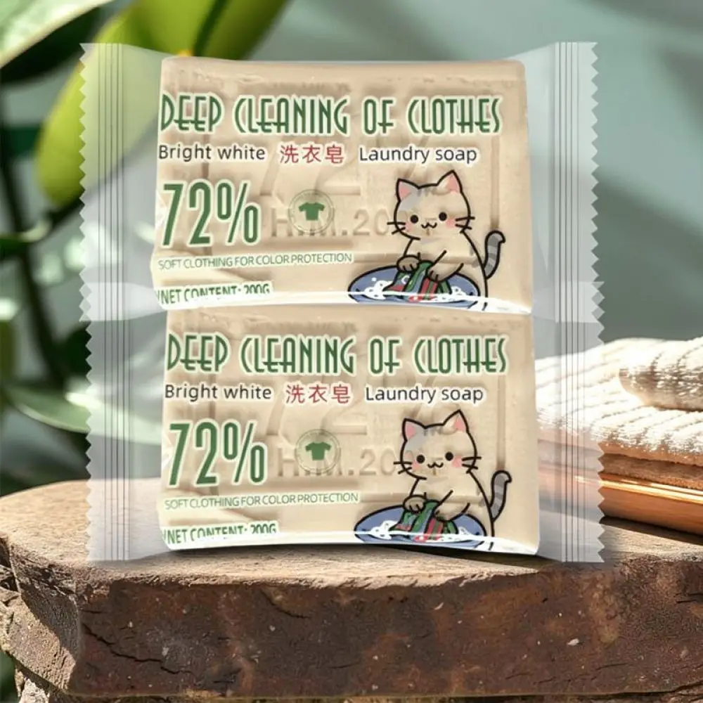 Effective Laundry Soap Bar Classic Craftsmanship 72 Percent Fat Natural Cleaning Ingredients Stubborn Stain Remover Hand Wash