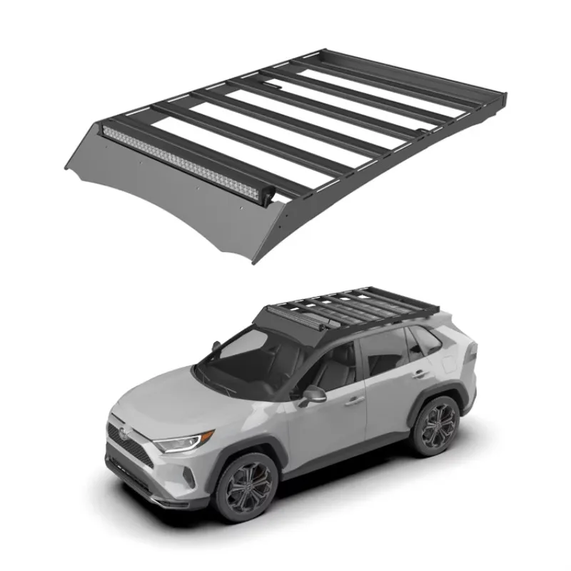 Steel with Aluminum Roof Rack Off-road Vehicle Accessories Manufacturer Wholesale Hot Sale for Toyota rav4 SUV Roof Racks4x4！