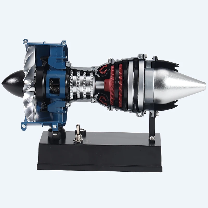 TECHING DM122 터보팬 엔진 조립 키트 DIY 금속 기계식 데스크탑 장난감