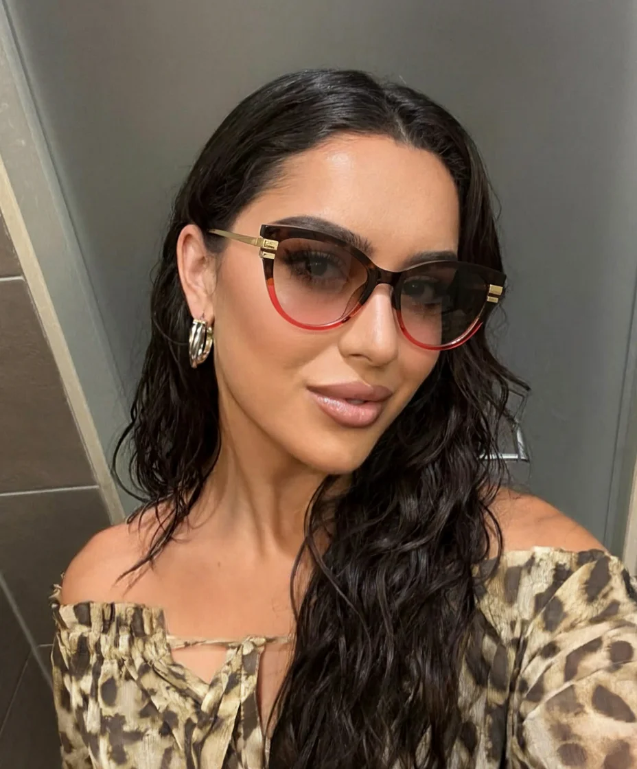 Vintage-Chic-Cat-Eye-Sonnenbrille prahlen ein exquisites Design und passen perfekt in High-Fashion mit praktischem Alltags-Util
