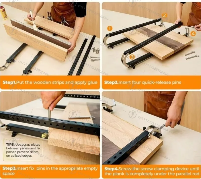 24 Panel Clip 2-Pack, Woodworking Splicing Panel Splint Tool