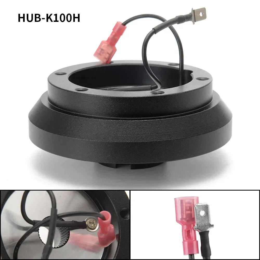 

HUB-K100H Гоночные ступицы рулевого колеса, пригодные для Subaru Impreza WRX 2002-2007, автомобильный руль, короткий тонкий адаптер ступицы