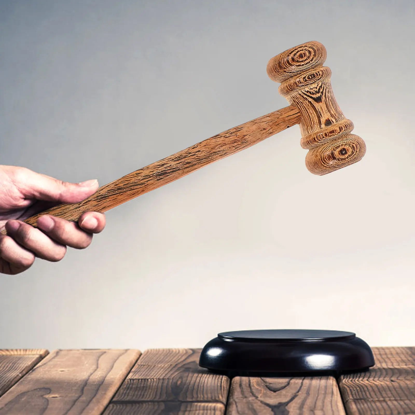 Custom Engraved Wood Gavel Prop for Meetings Auction Hammer Lawyer Judge Sale Courtroom