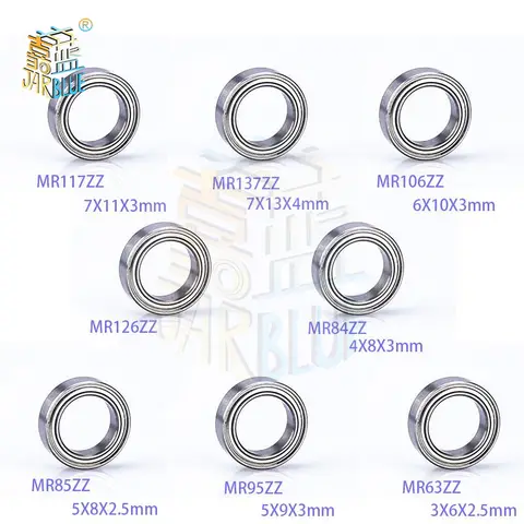 Mini Deep Groove Ball Bearings 7x11x3mm 5pcs JARBLUE