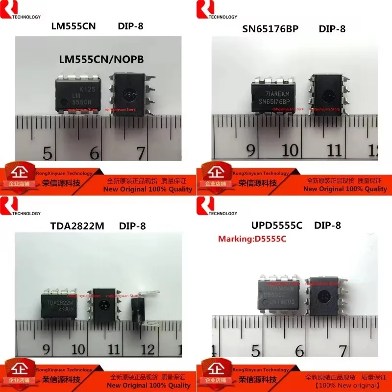 

5pcs LM555CN/NOPB LM555CN LM555 SN65176BP SN65176 TDA2822M TDA2822 UPD5555C D5555C UPD5555 DIP-8 Original New 100% quality