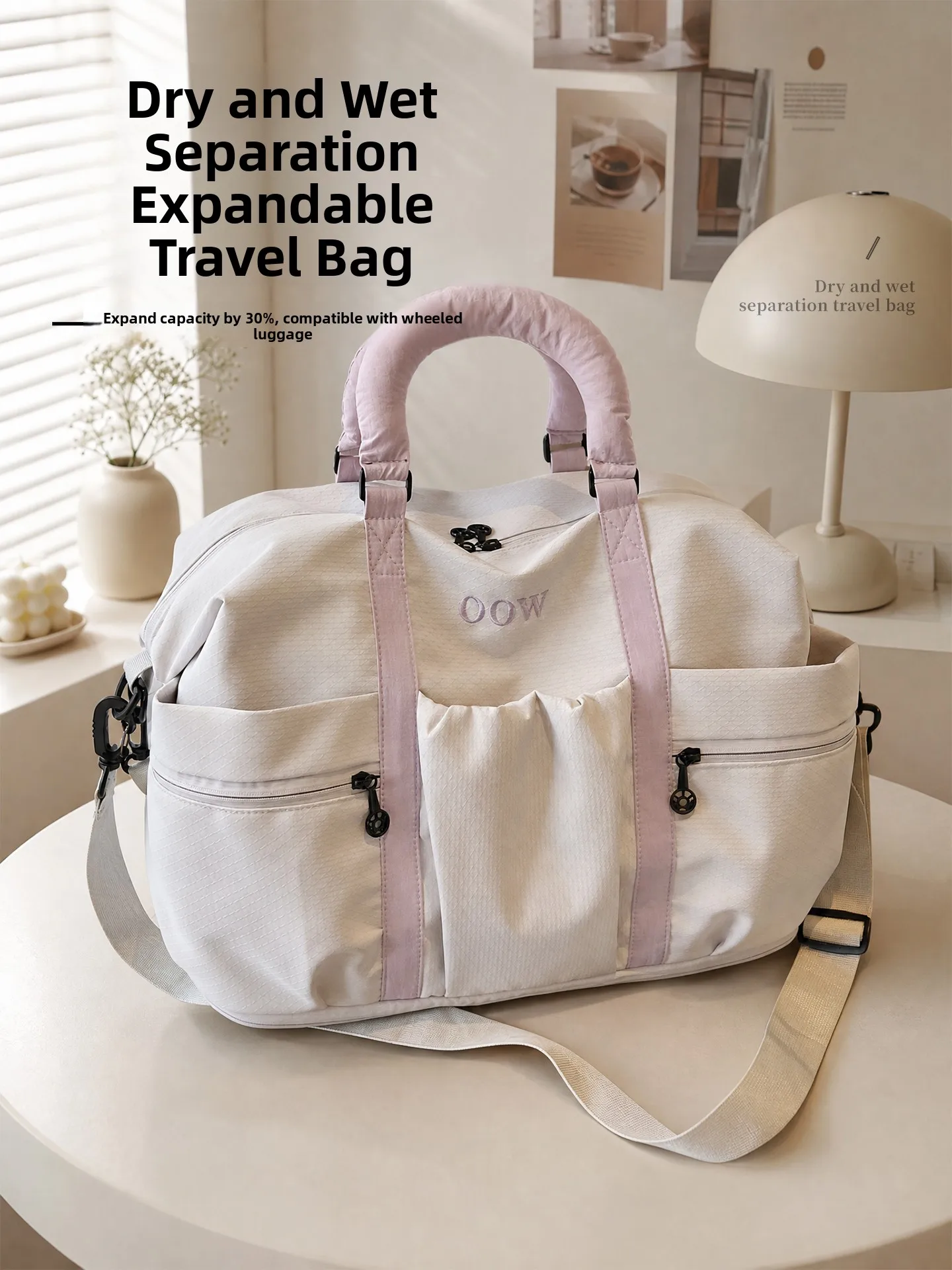 large-capacity-travel-bag-women's-handheld-lightweight-short-trip-expandable-business-trip-check-in-fitness-bag-luggage-stora