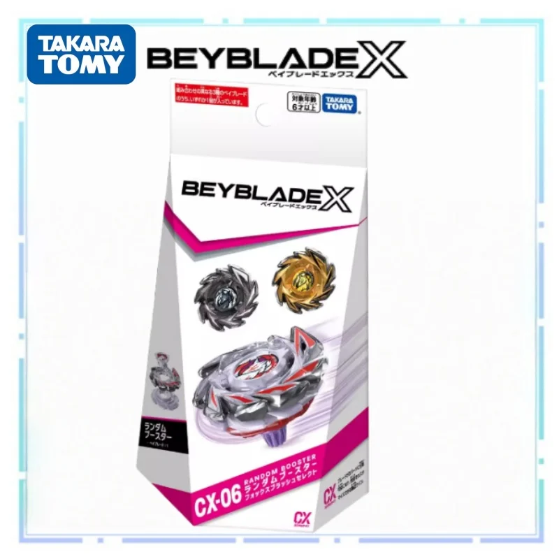 Genuino TOMY BEYBLADE X giroscopio giratorio de alta velocidad CX-06 caja ciega aleatoria confirmado juego de batalla de mesa juguete para regalo para niños