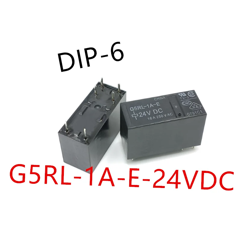 10 Stück G5RL-1A-E-5VDC, G5RL-1A-E-12VDC, G5RL-1A-E-24VDC, G5RL-1A-E-48VDC DIP-6 Neues Leistungsrelais G5RL-1A-E DC12 DC24 DC5