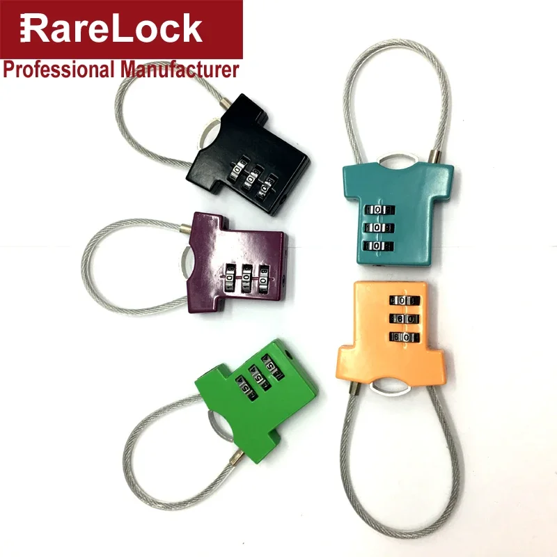 Combination Padlock Password Clothes Lock for Storage-box Jewelry Box Travel Bag Handbag Backpack Gym Locker Rarelock ZS07 G