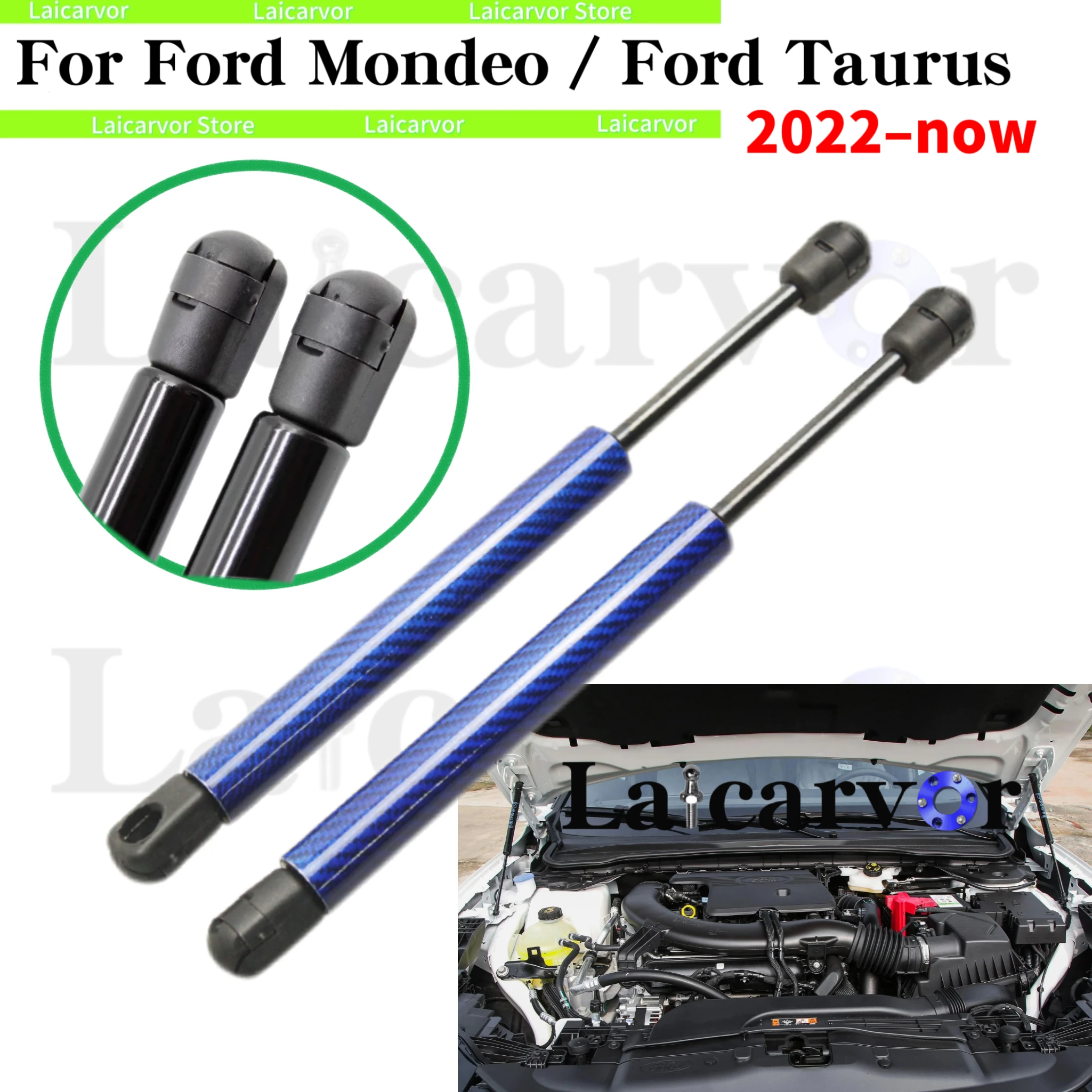 

QTY2 Амортизаторы капота для Ford Mondeo 5 2022 2023 2024 2025 Ford Taurus 8th Подъемные опорные стойки Газовые пружины Амортизаторы Цилиндры