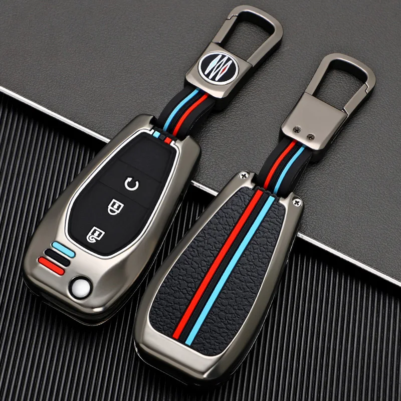 

Alloy Car Remote Key Case Cover Shell Fob For Chevrolet C7 Corvette Cadillac CTS ATS 28T CTSV XTS DTS SLS SRX XLS STS Escalade