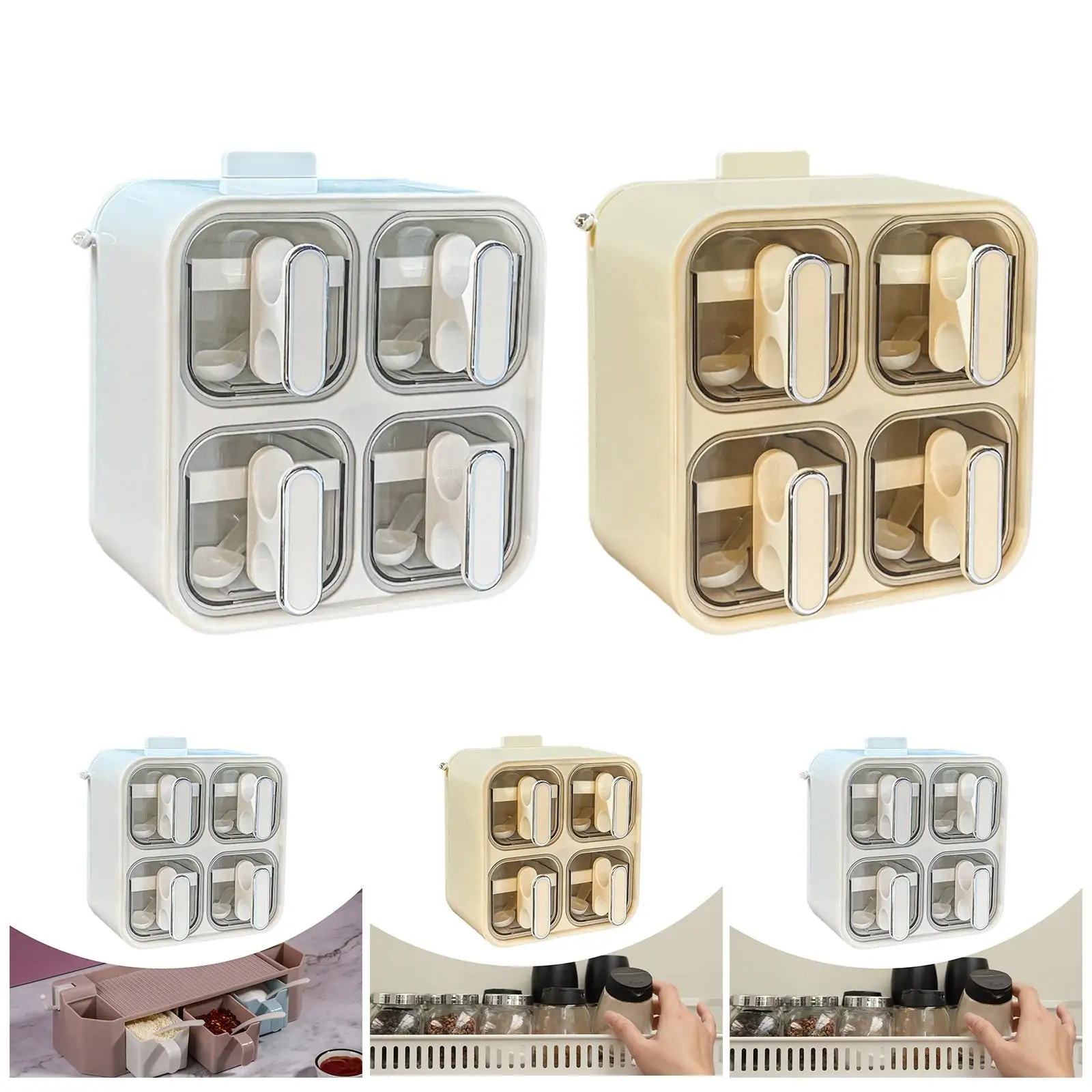 

Настенный органайзер для специй, полка для приправ, органайзер для приправ, коробка для приправ