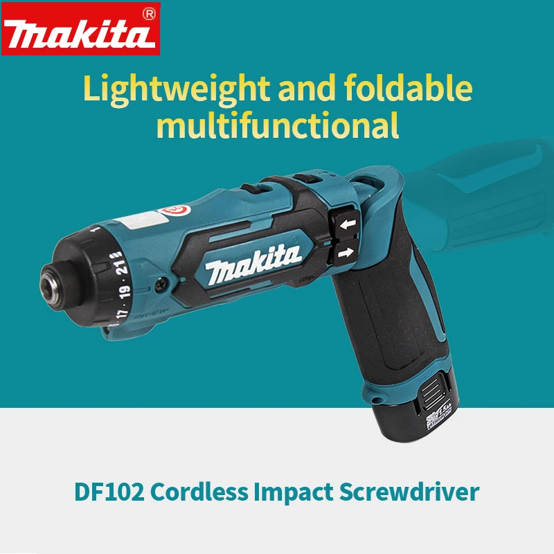 Makita DF012DZ Cordless Electric Screwdriver Lithium Electric Screwdriver Power Tool Rechargeable Screwdriver without Battery