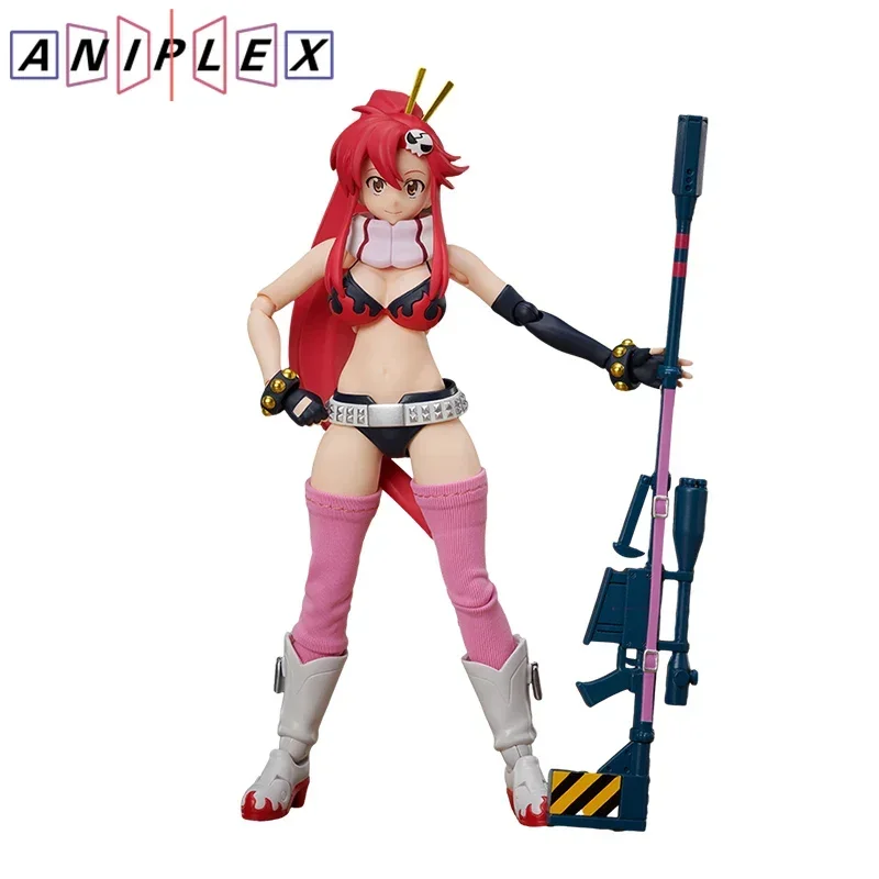 Original Aniplex Buzzmod Lagann Littner Yoko Action Figure Anime Tengen Toppa Gurren Collection Figurine Model Ornament Gift Toy