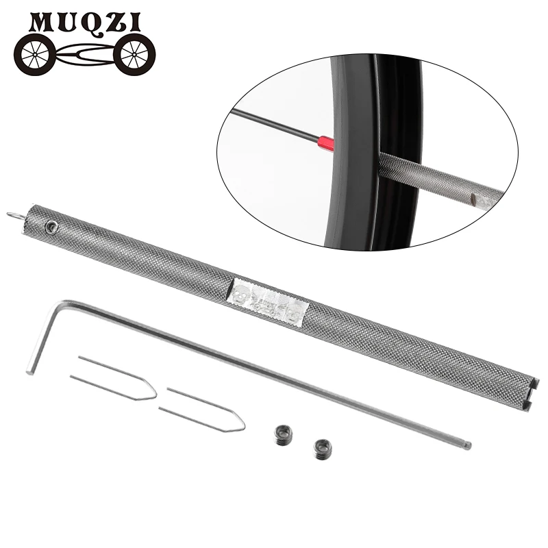 MUQZI Spoke Nipple Removal Insertion Tool MTB Road Bike Wheel Stainless Steel Spoke Nipple Wrench