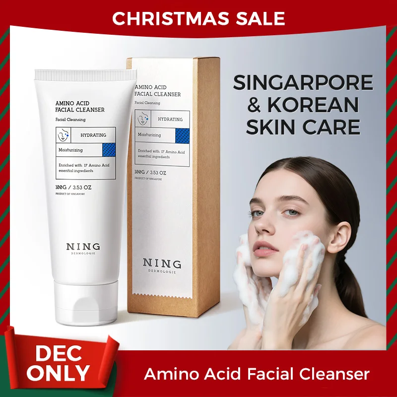 

Amino Acid Facial Cleanser 100g: Salicylic Acid + Centella Asiatica, Gentle Formula for Soothing, Hydrating & Oil Regulation
