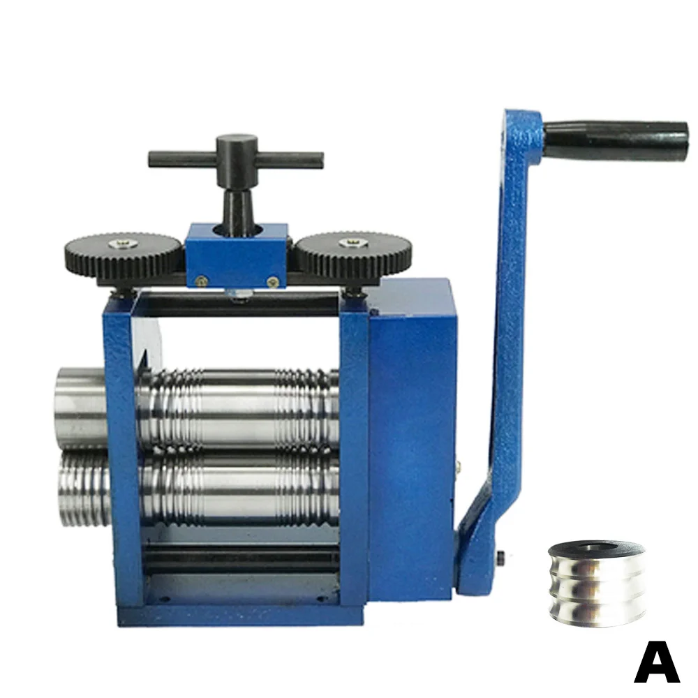 110mm Manual Combination Rolling Mills Jewelry Roller Press Tabletting Tool for Square|Circular|Semicircle Wire