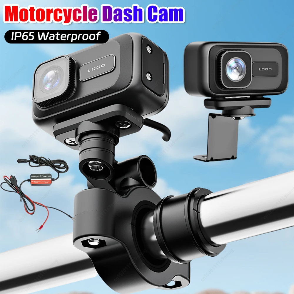 

1080p Motorcycle Dash Cam Dvr Video Recorder Motorcycle Dvr Camera IP65 Waterproof Support Wifi For Motorsports Motorcycles