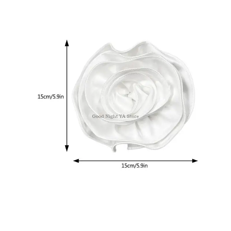 Flower Brooch Pin Craft Project Making Kits Sewing Flower Applique for Dress