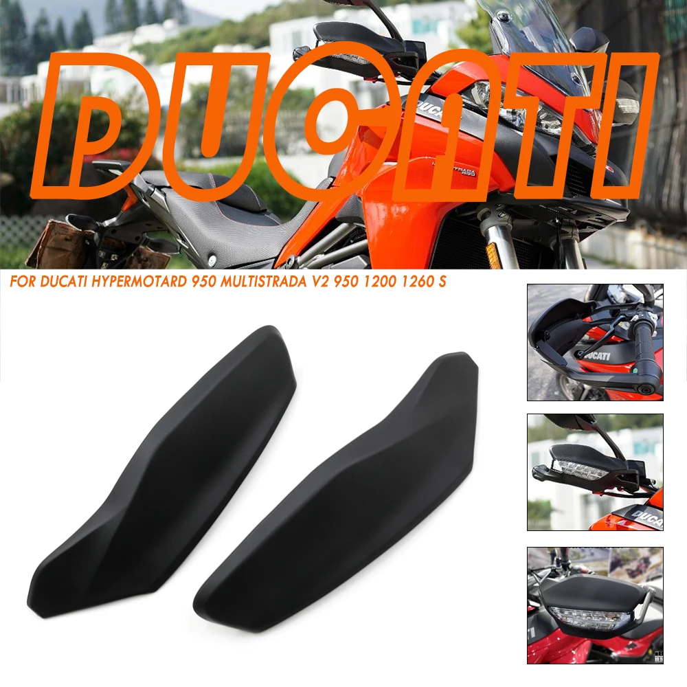 

Motorcycle Upper Handguards Hand Guards Fairing Protector Windshield For Ducati Hypermotard 950 Multistrada V2 950 1200 1260 S