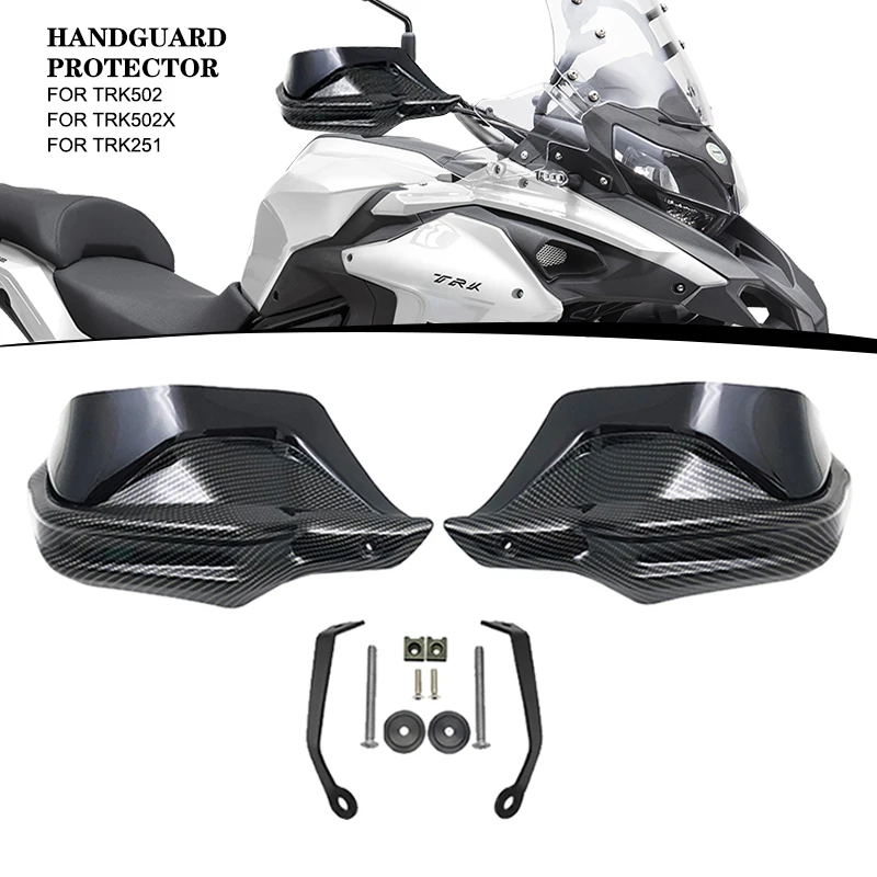 Ajuste para Benelli TRK502 TRK502X TRK251 TRK 502 502x protector de mano dedicado guardamanos de motocicleta protectores de manillar parabrisas