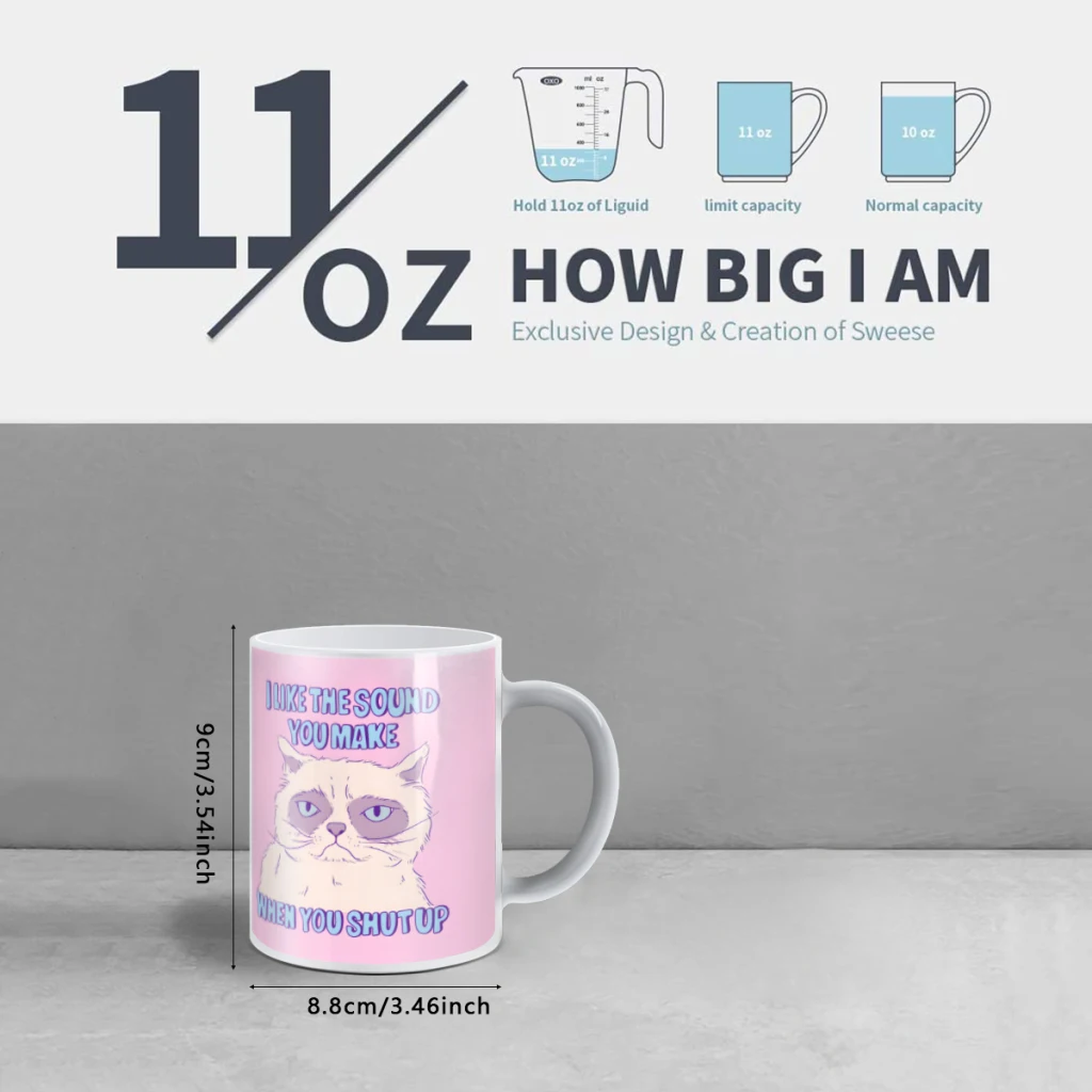 Shut upCoffee Mugs And Mug Creative Color Change Tea Cup Ceramic Milk Cups Novelty Gifts