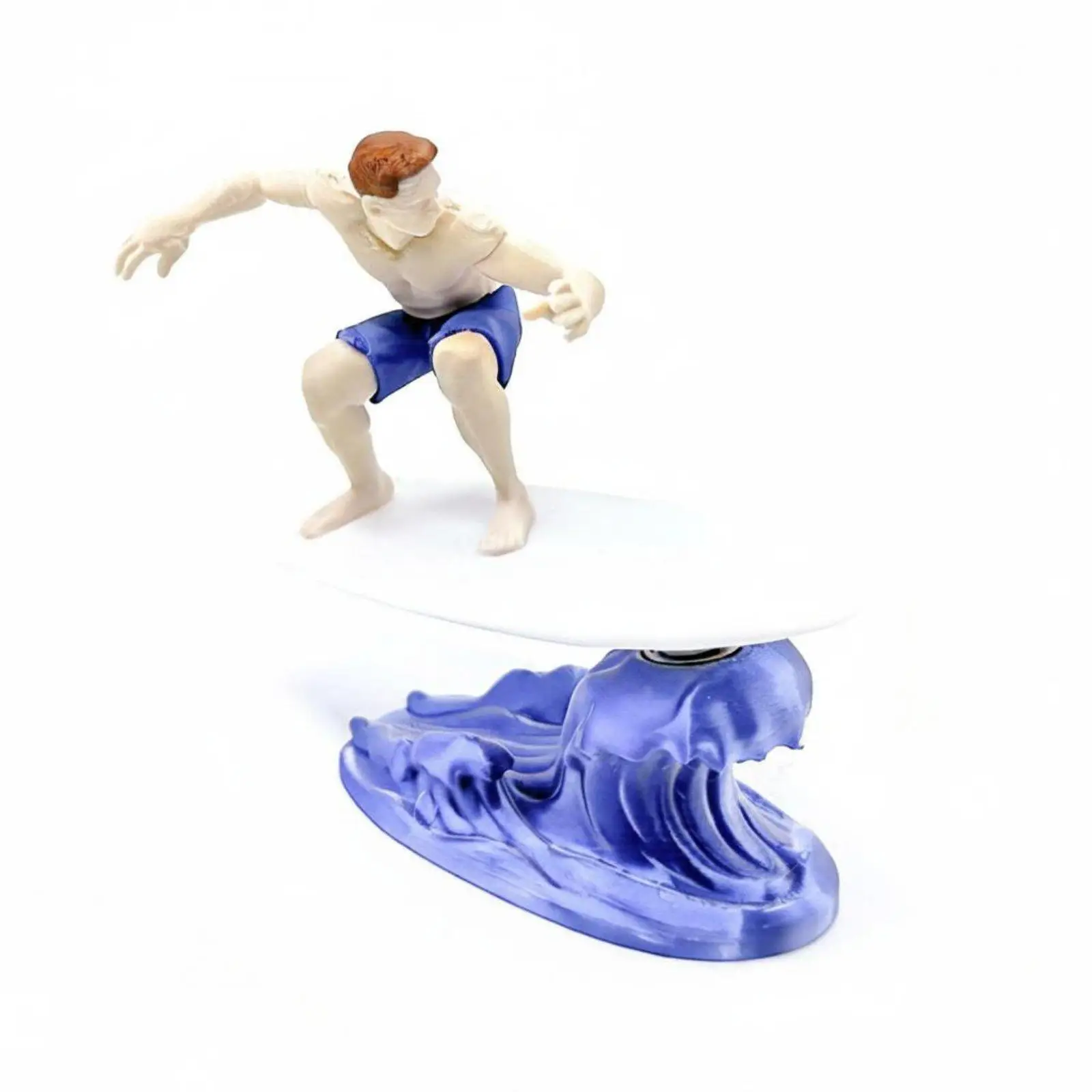 Surfing Figurine Movable Dashboard Decoration Unique Surfer Statue Desk Ornament for Office Car Interiors