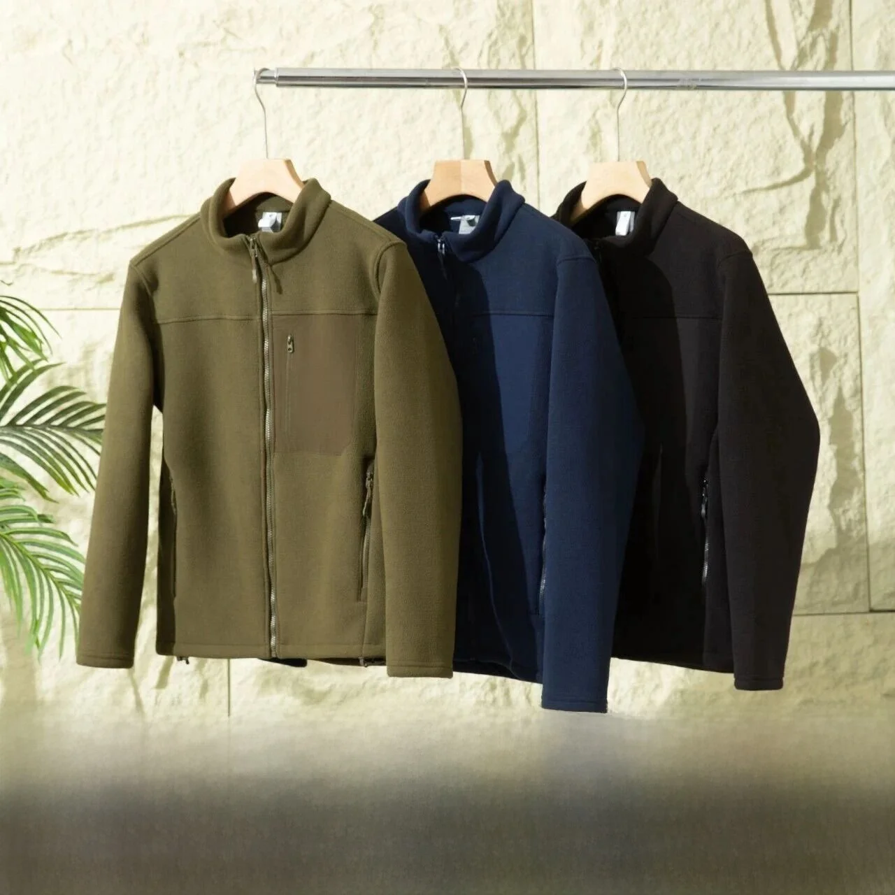 

Уличная мужская толстовка с капюшоном на подкладке Fce Jaet Stand Fit, ветрозащитный полиэстер, длинная застежка-молния све, повседневная одежда, не объемная