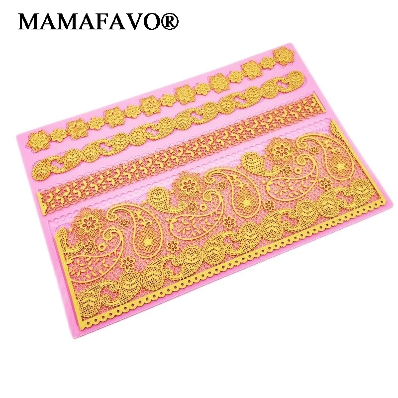 Spiral Pattern Silicone Mold Lace Mat Fondant Mould Cake Decorating Tool Chocolate, Gumpastes Mold, Sugarcraft Kitchenware K492