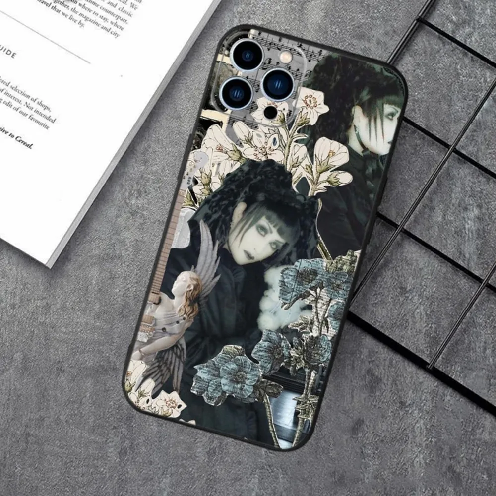 Malice Mizer Rock Band Phone Case For iPhone 16,15,14,13,12,11,XS,XR,X,8,7,Pro,Max,Plus,mini Silicone Black Cover