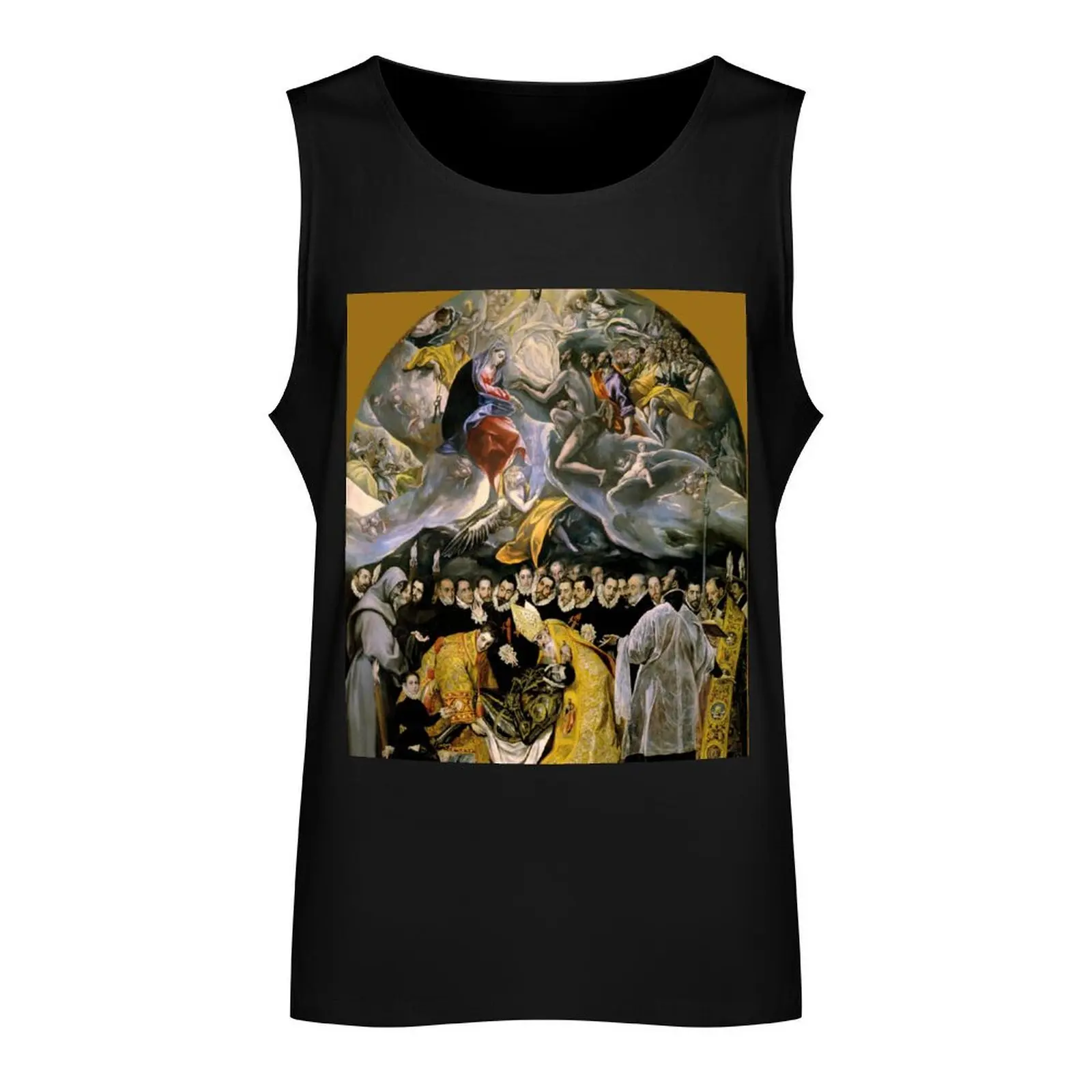 El Greco (Domenikos Theotokopoulos) The Burial of Count Orgaz Tank Top anime clothes gym accessories men