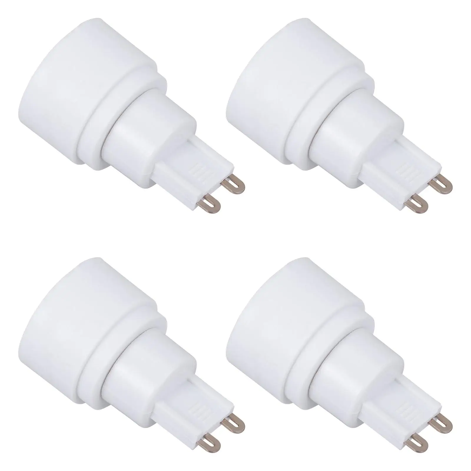

4Pcs G9 To E14 Lamp Holder Adapter Chandelier Socket Converter 100 230V Lighting Accessories Connector Base Plug Bayonet Screw