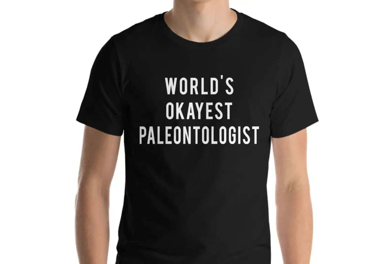 Paleontologist T Shirt World'S Okayest For Men Women 718