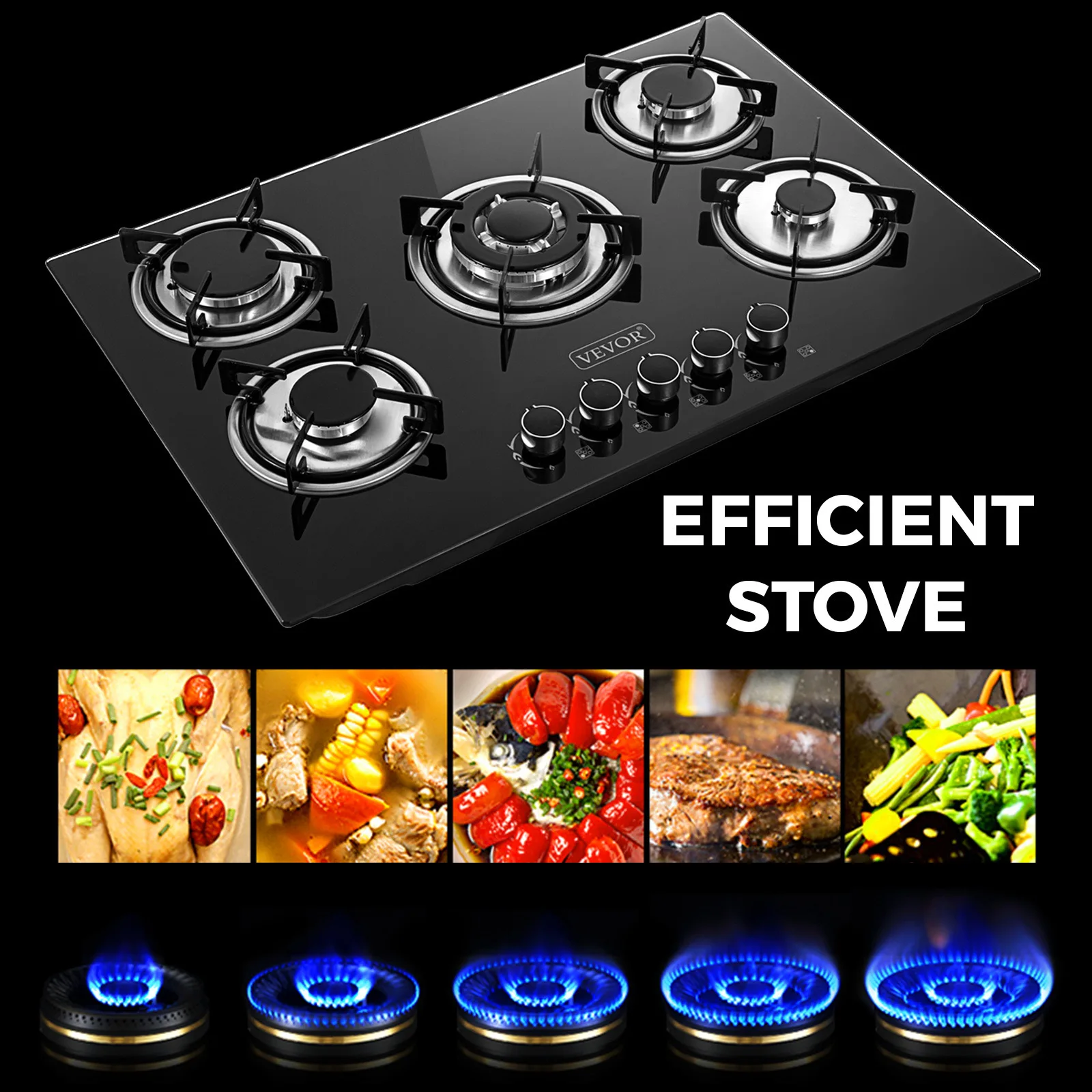 D المنزلية متعددة الوظائف 5 الموقد موقد غاز الأجهزة النارية البيوتان لوح تسخين 2 5 مجموعة المواقد طباخ رائجة البيع بسعر منخفض