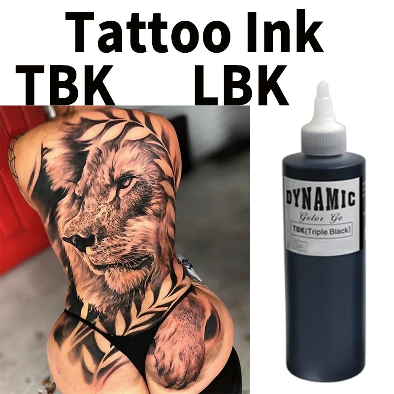 NEW Dynamic Professional Black Tattoo Ink Pigment DIY Tattoo Pigment Practice Supplie Tattoo Gel Body Art Tattoo Pigment 8OZ BLK