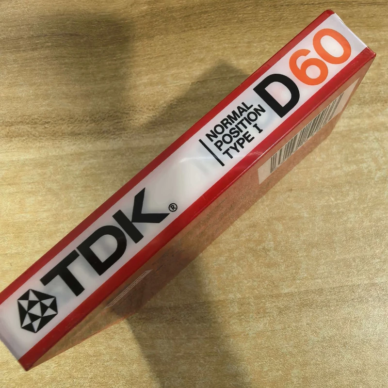 Kaseta magnetofonowa TDK D60 1985, 60 minut, czysta, do nagrywania dźwięku - zapakowana (pojedyncza) — zdjęcie produktu 4