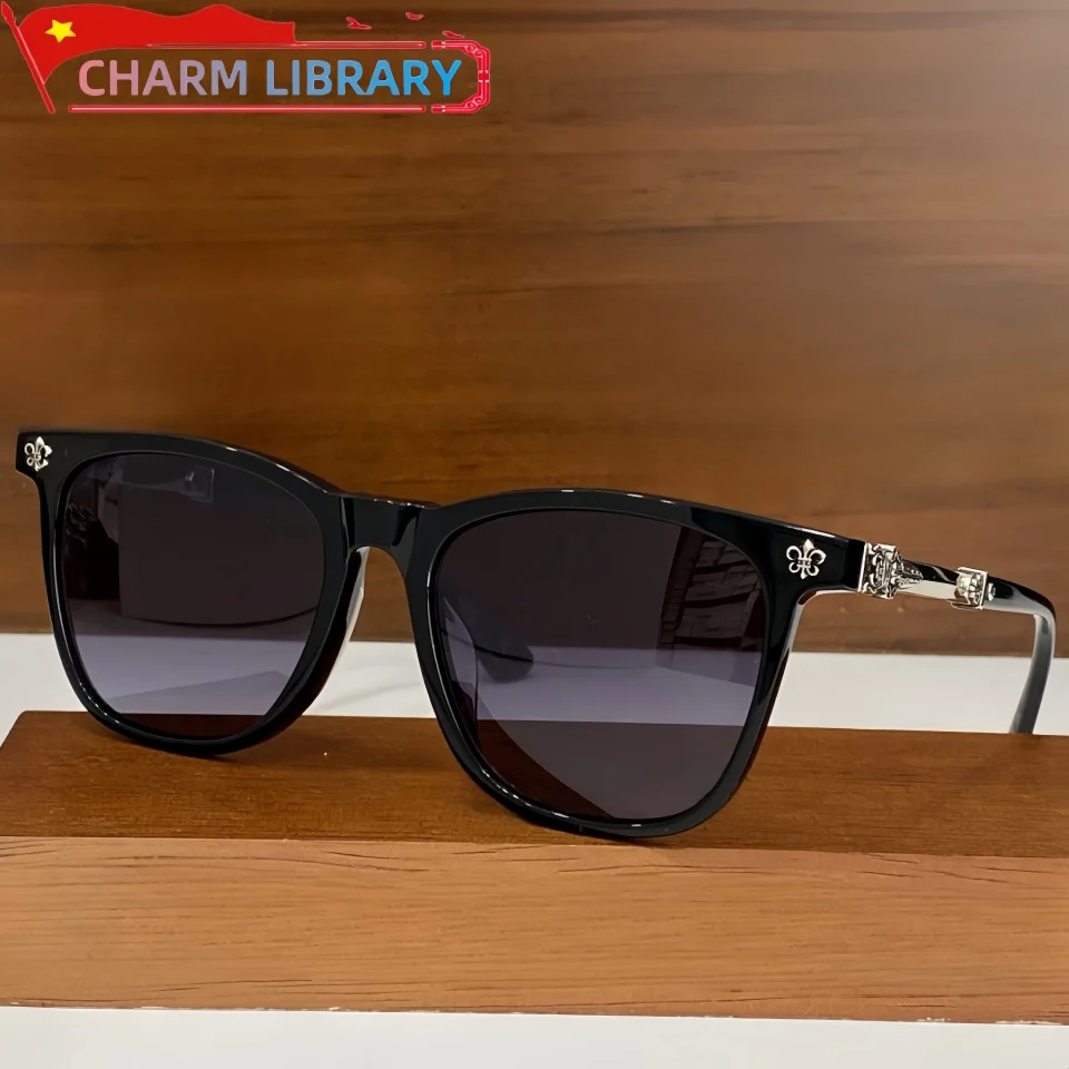 جديد المرأة النظارات الشمسية خلات مربع الموضة الفاخرة في الهواء الطلق الترفيه عطلة UV400 العلامة التجارية تصميم الرجال نظارات شمسية عالية الجودة