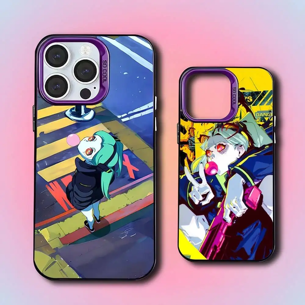 

E-Edgerunners Game For Purple Candy Matte Cover iPhone 17,16,15,14,13,12,11,Mini,Pro,E,SE4,XS,MAX